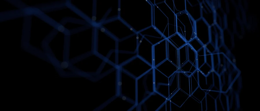 Cover image for the article Leveraging Architect to Meet the Modern Portfolio Landscape, featuring abstract blue hexagonal network graphics symbolizing financial technology.