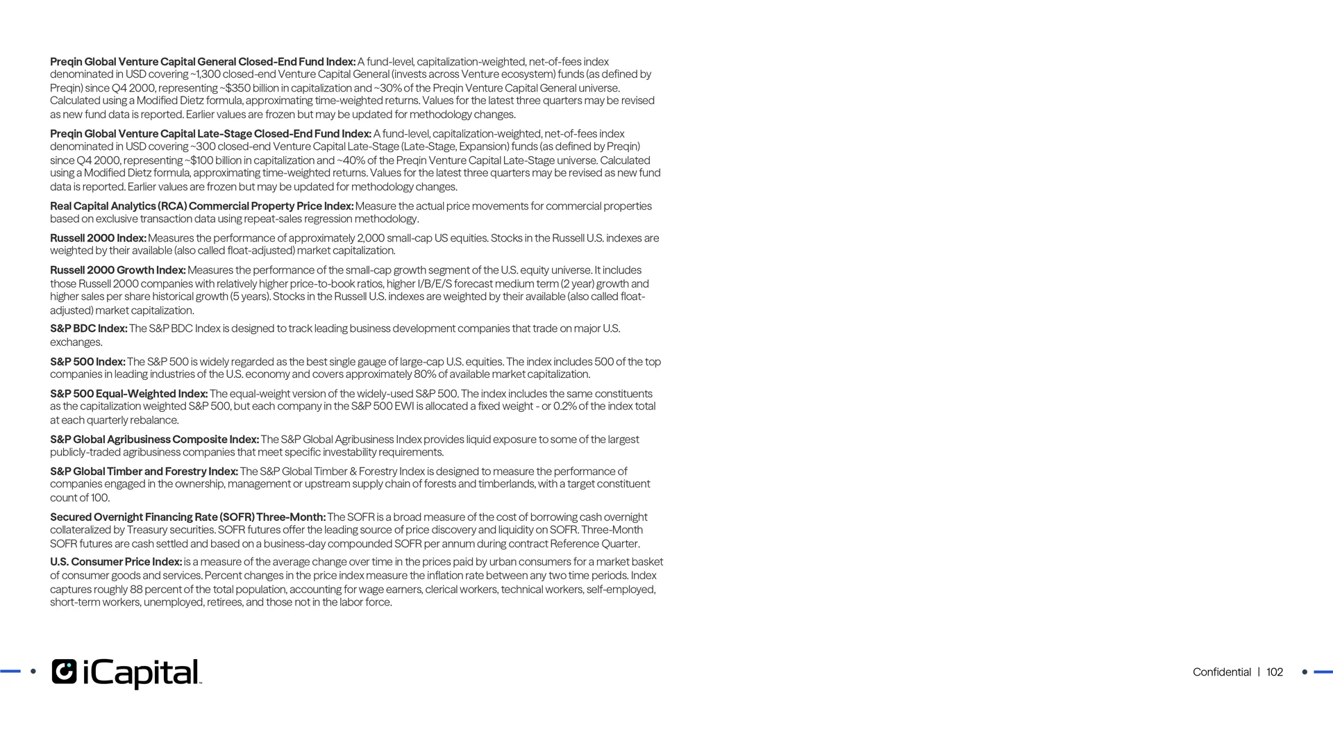 Index Definitions (continued)
