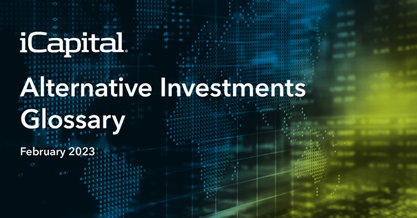 Alternative Investment Glossary