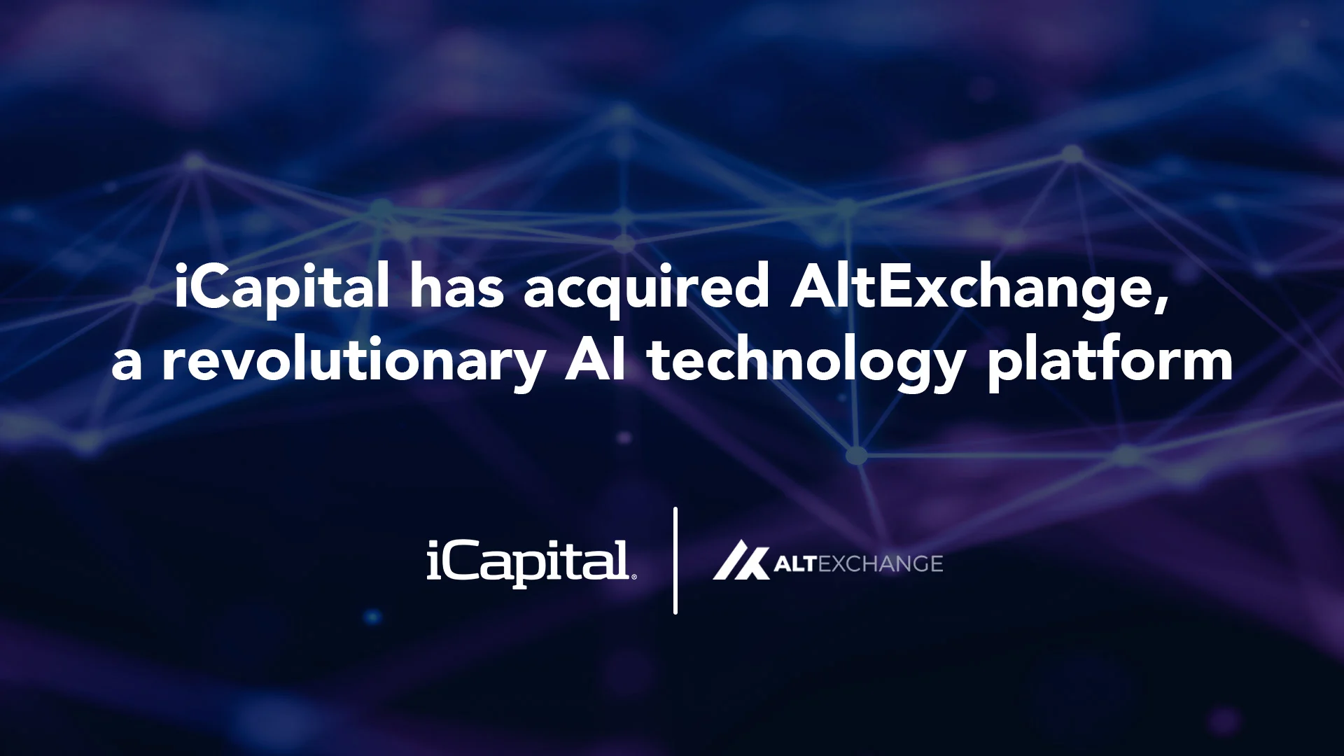 iCapital Acquires AltExchange