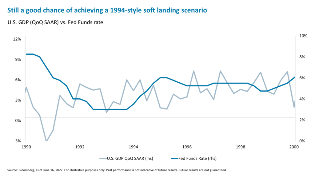 Still a good chance of achieving a 1994-style soft landing scenario