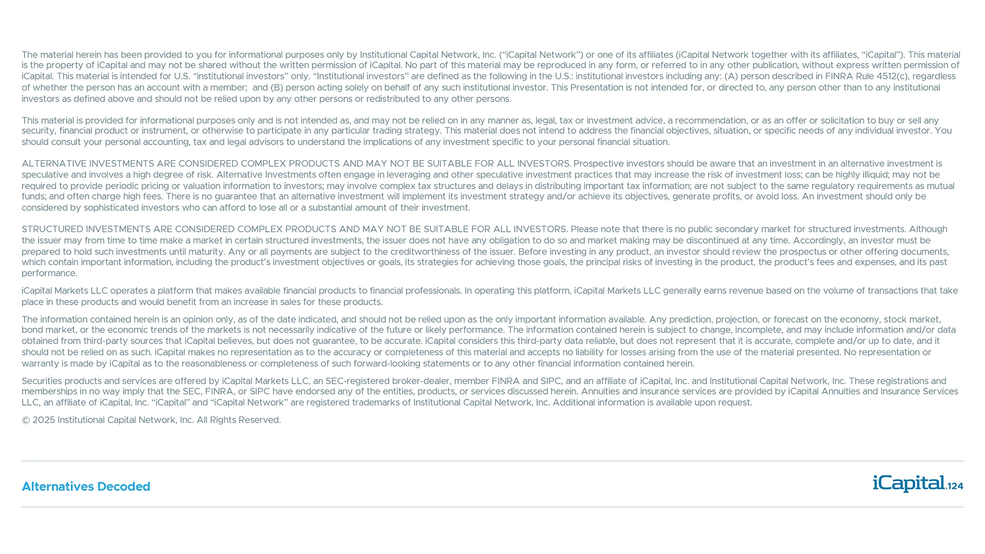 Important Information